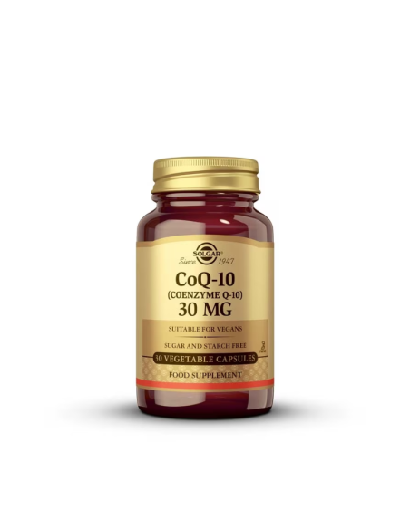 Solgar Coenzima Q-10 30 Mg 30 Capsulas Vegetales