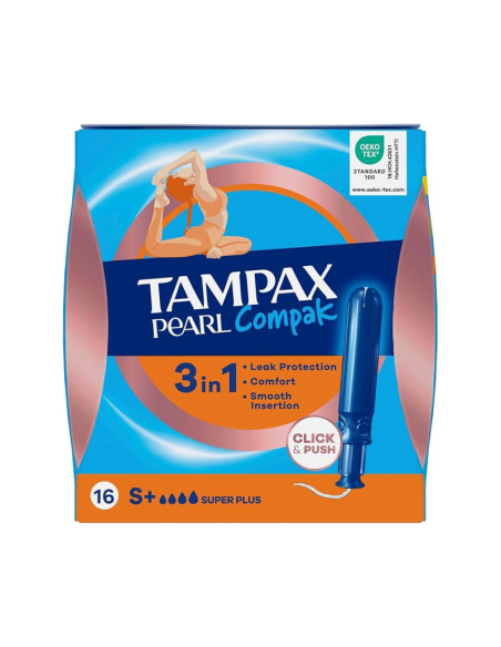 Tampax Compak Pearl Super Plus 16 U