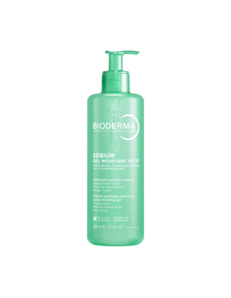 Bioderma Sebium Gel Moussant Actif 400 Ml