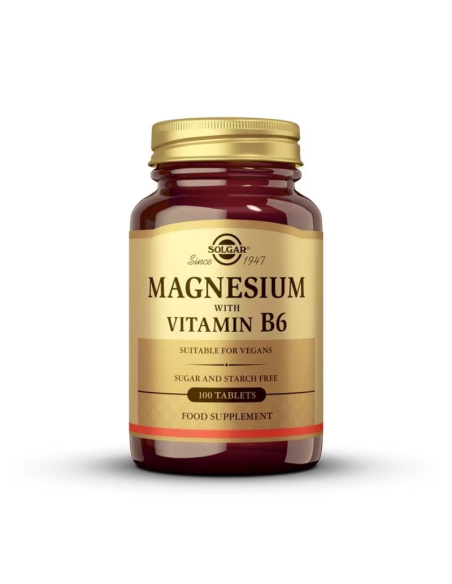 Solgar Magnesio+Vitamina B6 100 Comp