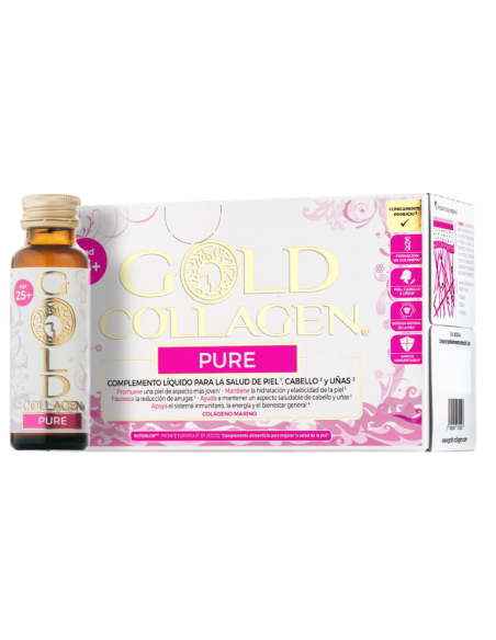 Gold Collagen Pure 10 Ampollas