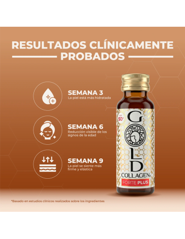 Gold Collagen Forte Plus 10 Frascos 50 Ml