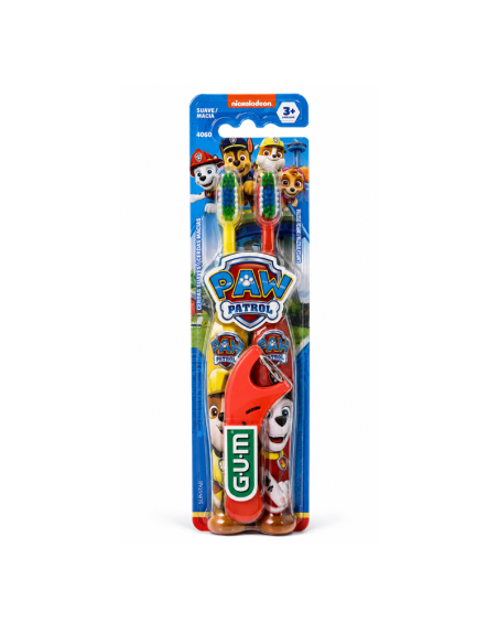 Gum Cepillo Suave Paw Patrol Duplo +3 Años 4060