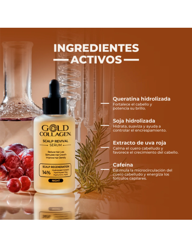 Gold Collagen Scalp Revival Serum 100 Ml