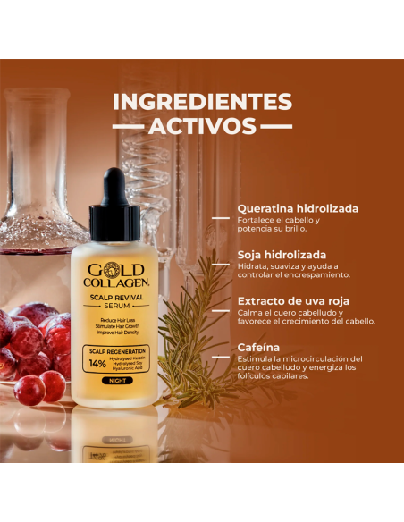 Gold Collagen Scalp Revival Serum 100 Ml