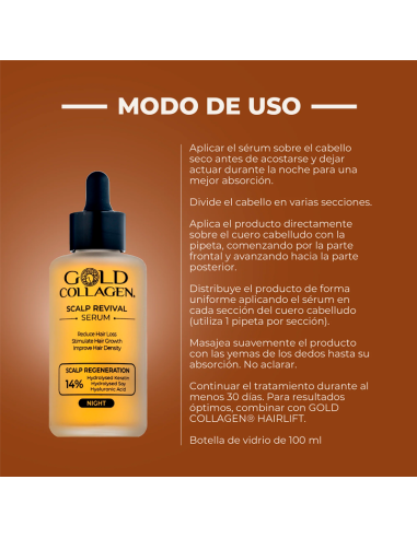Gold Collagen Scalp Revival Serum 100 Ml
