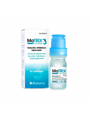 Matrix Ocular 3 Solucion Oftalmica Lubricante 1