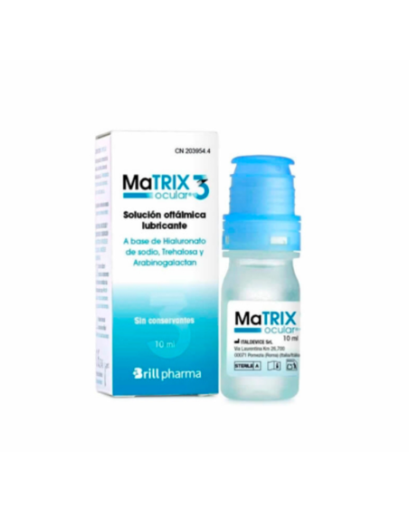 Matrix Ocular 3 Solucion Oftalmica Lubricante 1