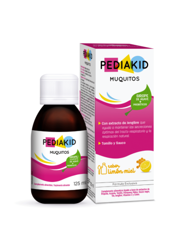 Pediakid Jarabe Muquitos Nariz Garganta 125 Ml