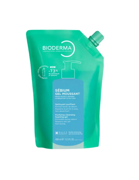 Bioderma Sebium Gel Moussant Recarga 400 Ml