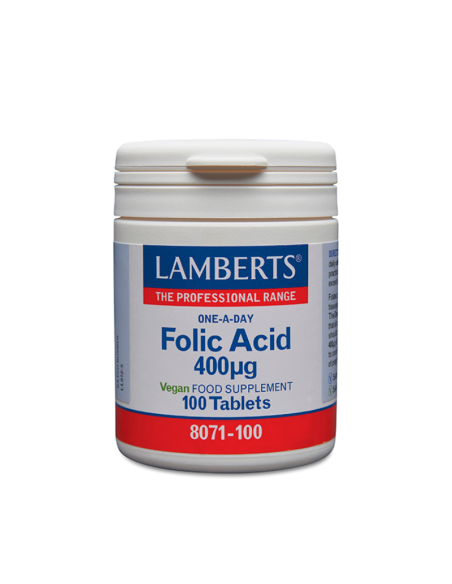 Lamberts Acido Folico 400 100 Tabletas
