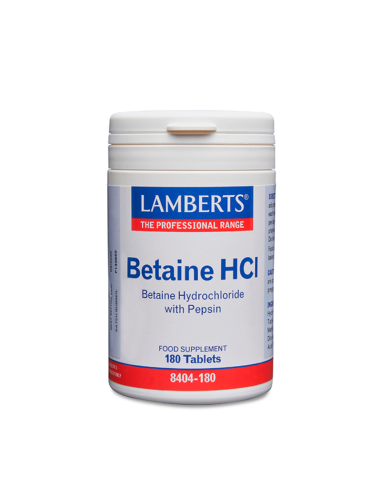 Lamberts Betaina Y Pepsina 180 Tabletas