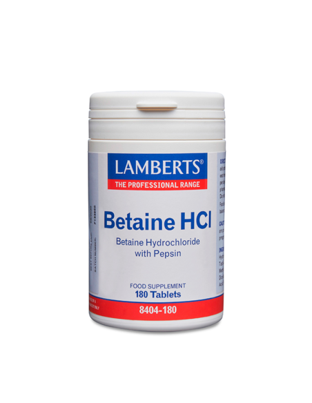 Lamberts Betaina Y Pepsina 180 Tabletas
