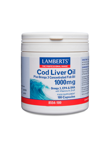 Lamberts Cod Liver  Higado De Bacalao 180 Caps