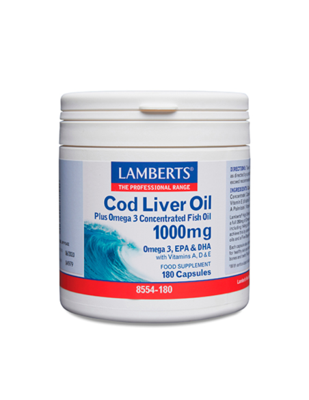 Lamberts Cod Liver  Higado De Bacalao 180 Caps