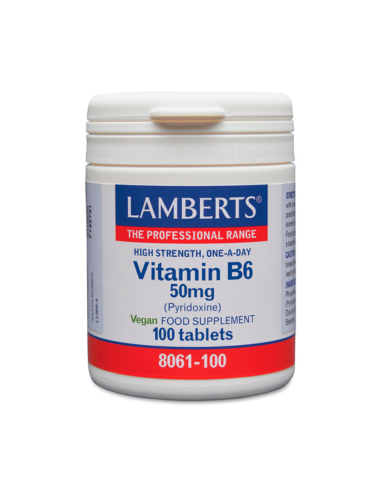 Lamberts Vitamina B6 50 Mg 100 Comprimidos