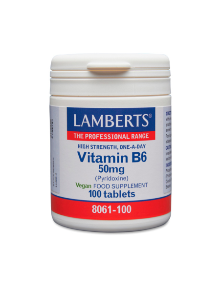 Lamberts Vitamina B6 50 Mg 100 Comprimidos
