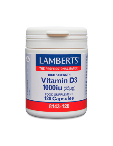 Lamberts Vitamina D3 1000 Iu 120 Caps