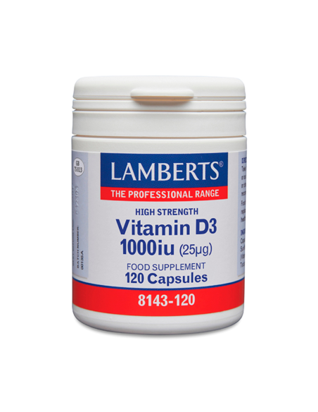 Lamberts Vitamina D3 1000 Iu 120 Caps