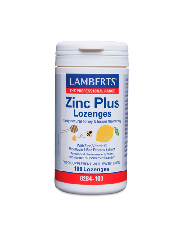 Lamberts Zinc Plus 100 Pastillas Masticables
