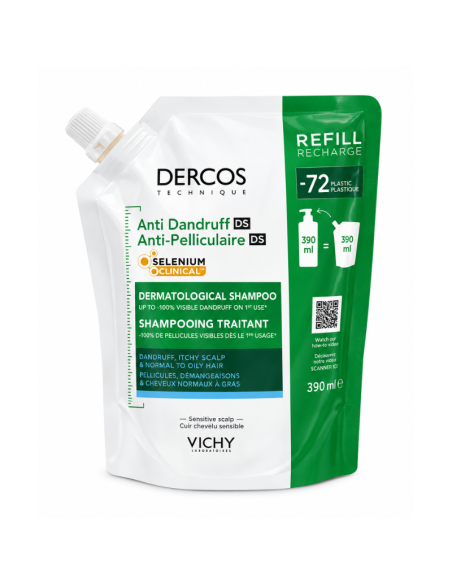 Vichy Dercos Champu Anticaspa N/G Recarga 390ml
