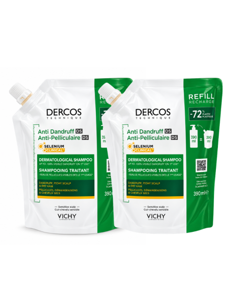 VIchy Dercos Anticaspa Seco x2 Pack Ahorro