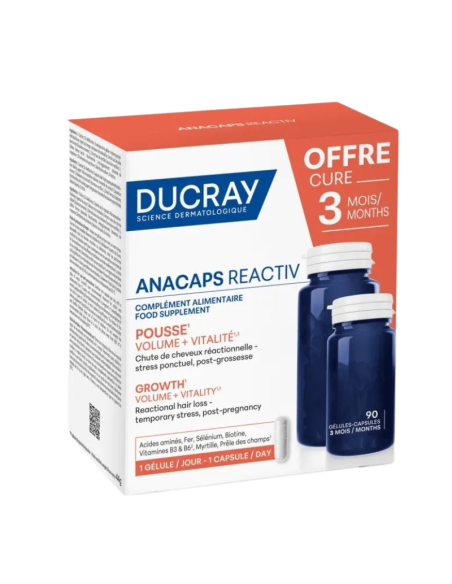 Ducray Anacaps Reactiv Cabello Y Uñas 90 Caps