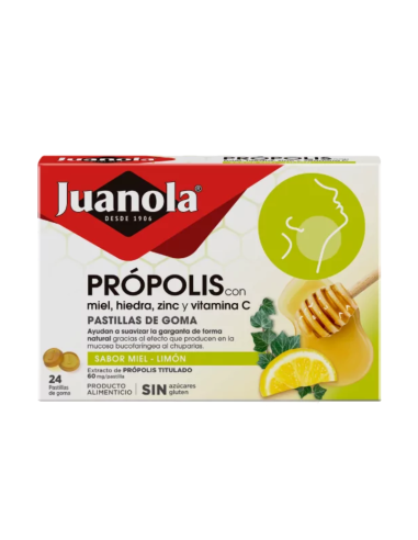 Juanola Propolis Miel y Limon 24 U