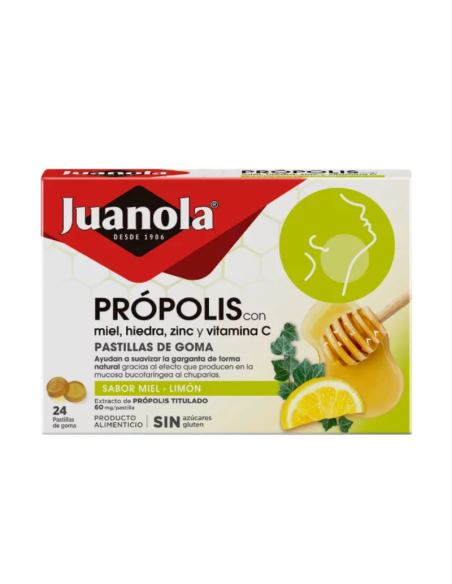 Juanola Propolis Miel y Limon 24 U