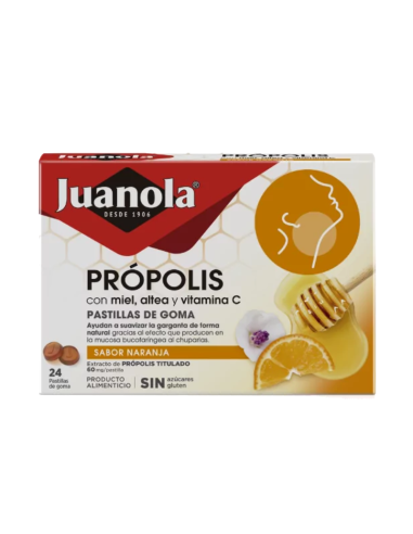 Juanola Propolis Miel-Naranja, Altea, Vit C 24 U