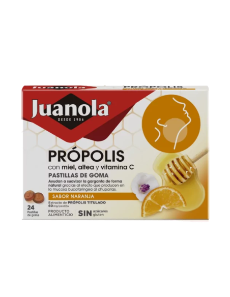 Juanola Propolis Miel-Naranja, Altea, Vit C 24 U
