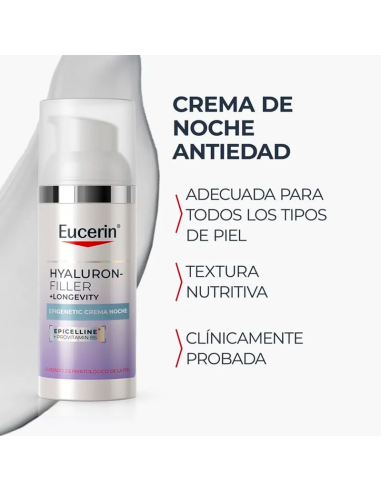Eucerin Hyaluron Filler Long Crema Noche 50ml
