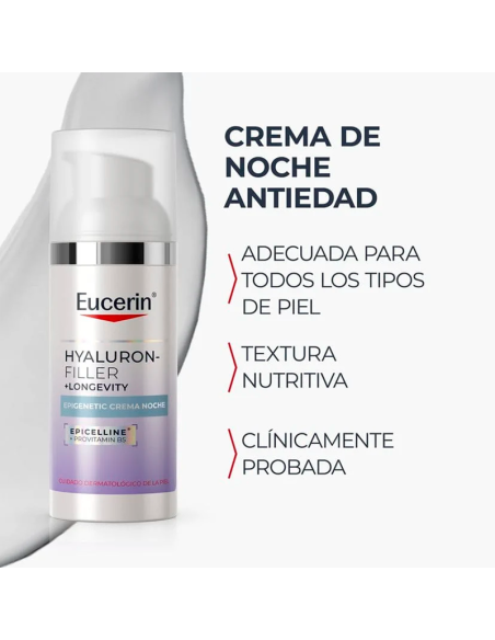 Eucerin Hyaluron Filler Long Crema Noche 50ml