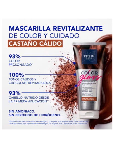 Phyto Gloss Mascarilla Chatain Chaud 200ml