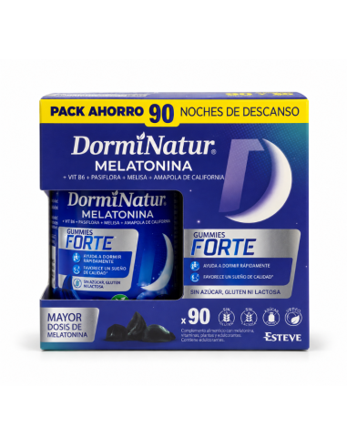 Dorminatur Melatonina Forte Pack Ahorro 90 Comp