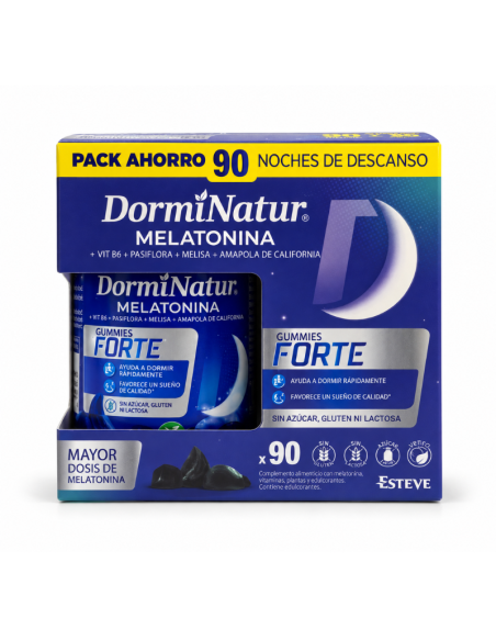 Dorminatur Melatonina Forte Pack Ahorro 90 Comp