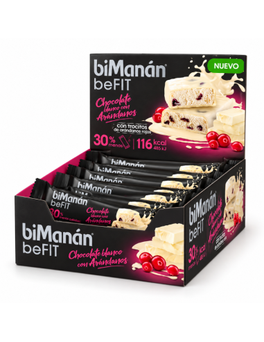 Bimanan Barritas Caja BeFit Chocolate Blanco Aránd