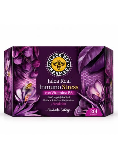 Black Bee Pharmacy Jalea Inmuno Stress 20 Viales