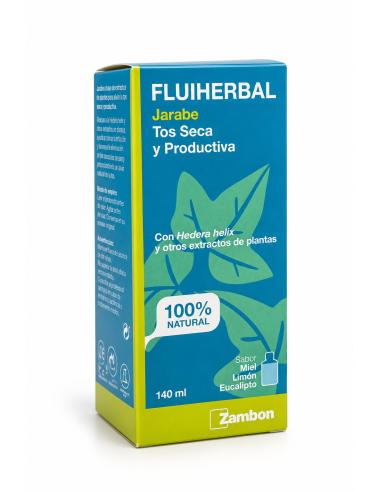 Fluiherbal Jarabe Miel Limon Eucalipto  140 Ml