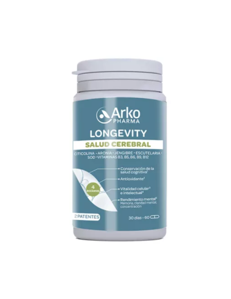 Longevidad Salud Cerebral  60 Caps
