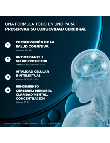 Longevidad Salud Cerebral  60 Caps