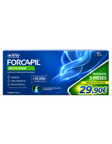 Forcapil Anticaida Cabello 90 Caps 2+1