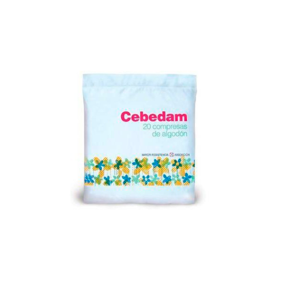 CEBEDAM COMPRESAS DE ALGODON 20 UDS - 1
