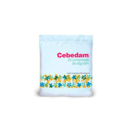 CEBEDAM COMPRESAS DE ALGODON 20 UDS - 1