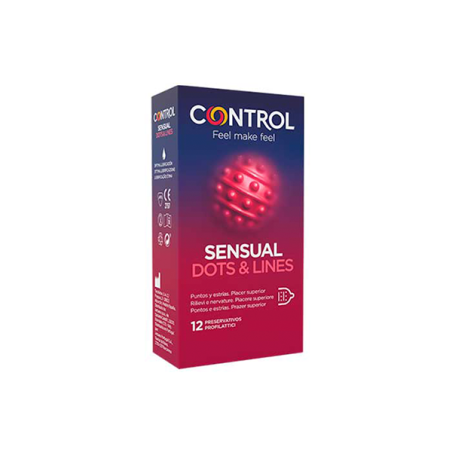 CONTROL PRESERVATIVO DOTS & LINES 12 U - 1