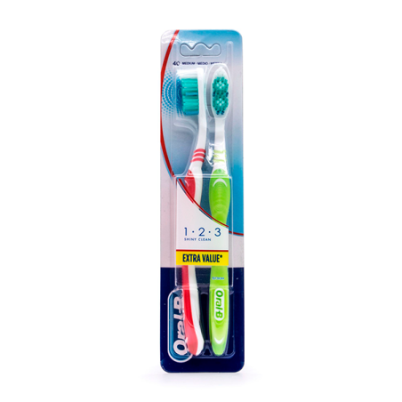 ORAL-B CEPILLO DENTAL MEDIO DUPLO - 1