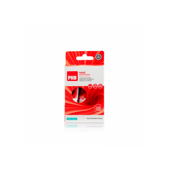PHB PACK TOTAL PASTA DENTAL RECAMBIO 15 ML 3 U - 1