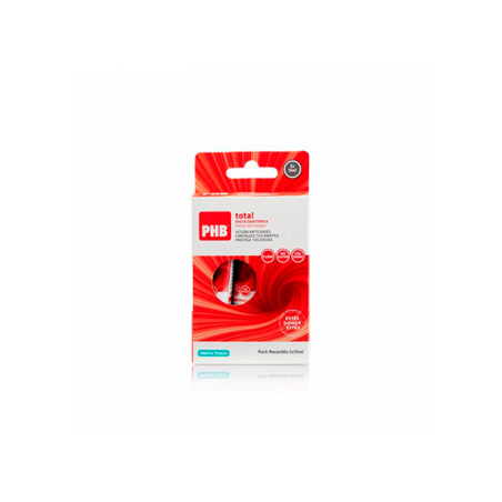 PHB PACK TOTAL PASTA DENTAL RECAMBIO 15 ML 3 U - 1