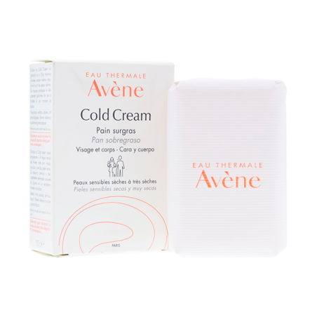 AVENE COLD CREAM PAN LIMPIADOR 100 GR - 1