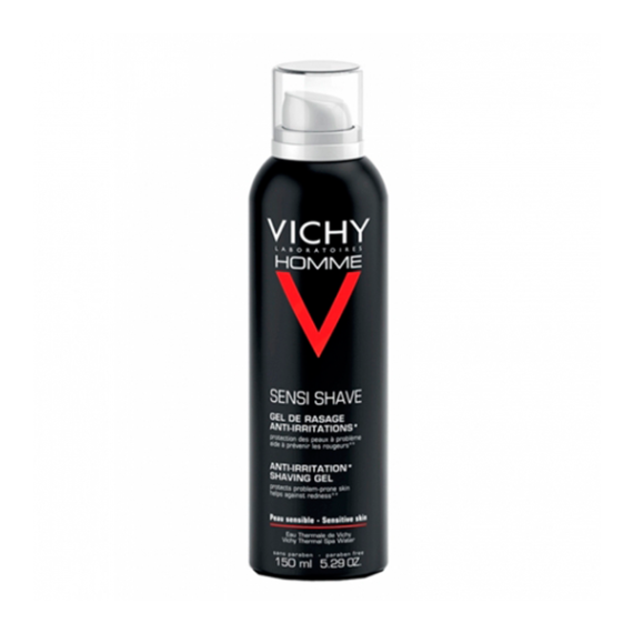 VICHY HOMME GEL-CREMA DE AFEITAR SIN JABON PIEL SENSIBLE 150 ML - 1